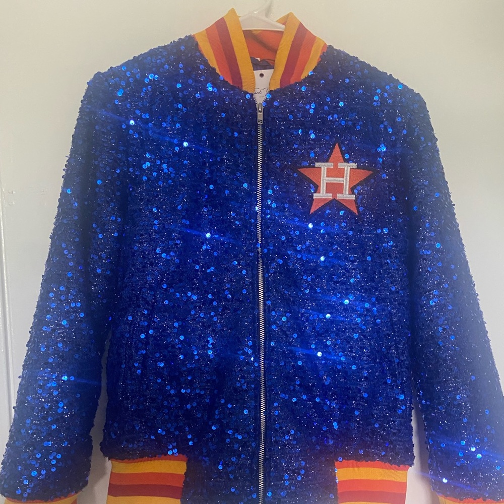 Astros Sequin Jacket